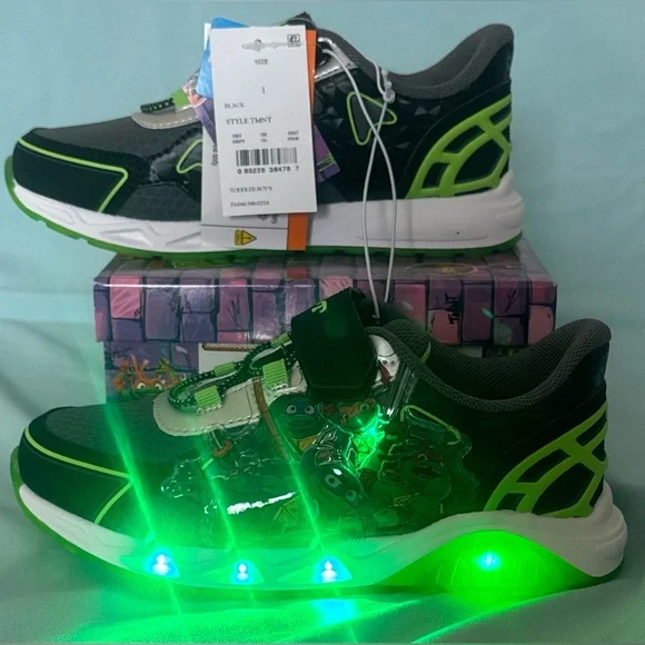 Toddler Teenage Mutant Ninja Turtles Sneakers Size: 1 - Picture 6 of 12